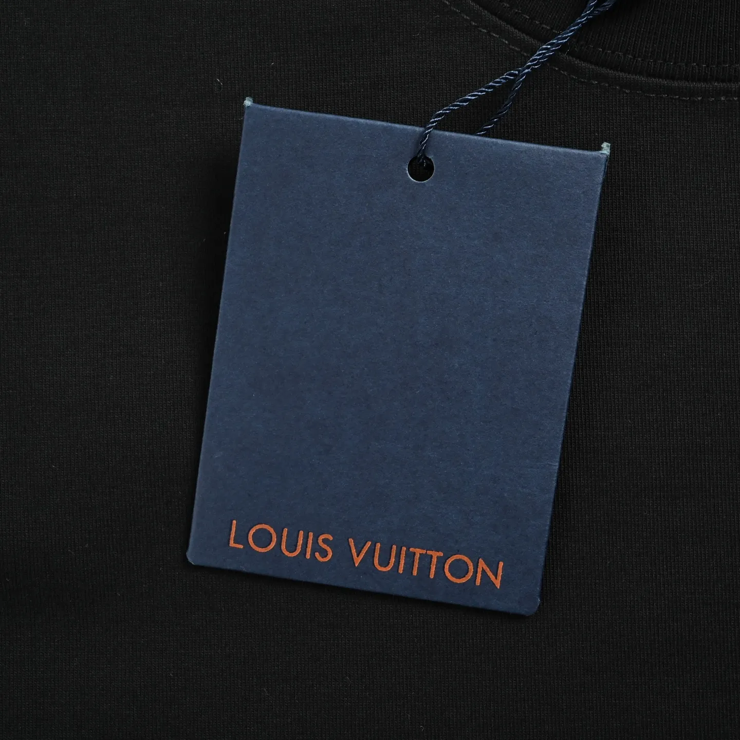 Louis Vuitton/Louis Vuitton short sleeves with small logo on the chest and letter embroidery on the back